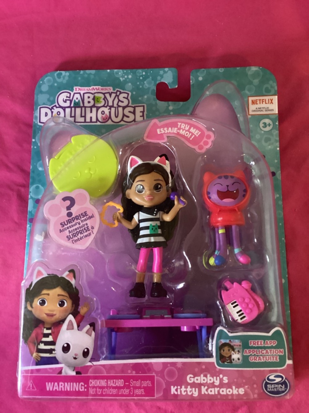 531-2021 Spin Master Netflix’s Gabby’s Dollhouse Kitty Karaoke Playset New